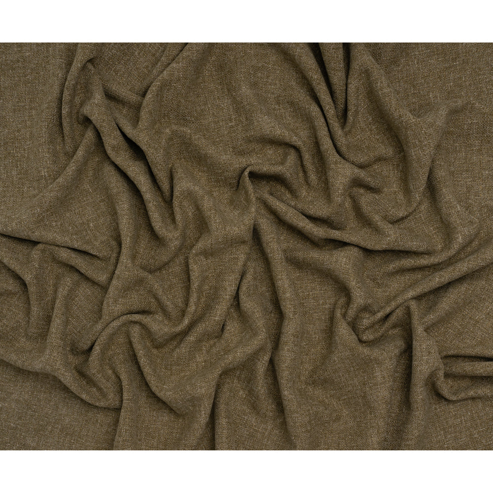 Polyester and Linen Textured Upholstery Woven - Silver Sage - Georgia Collection
