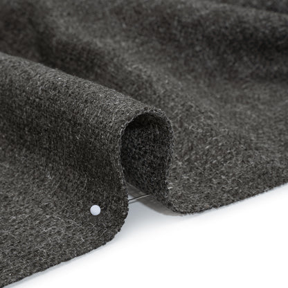 Polyester and Linen Textured Upholstery Woven - Smoke - Georgia Collection
