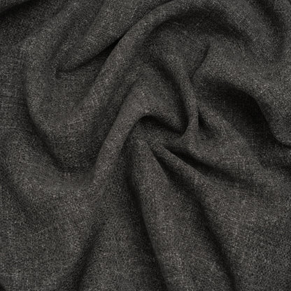 Polyester and Linen Textured Upholstery Woven - Smoke - Georgia Collection