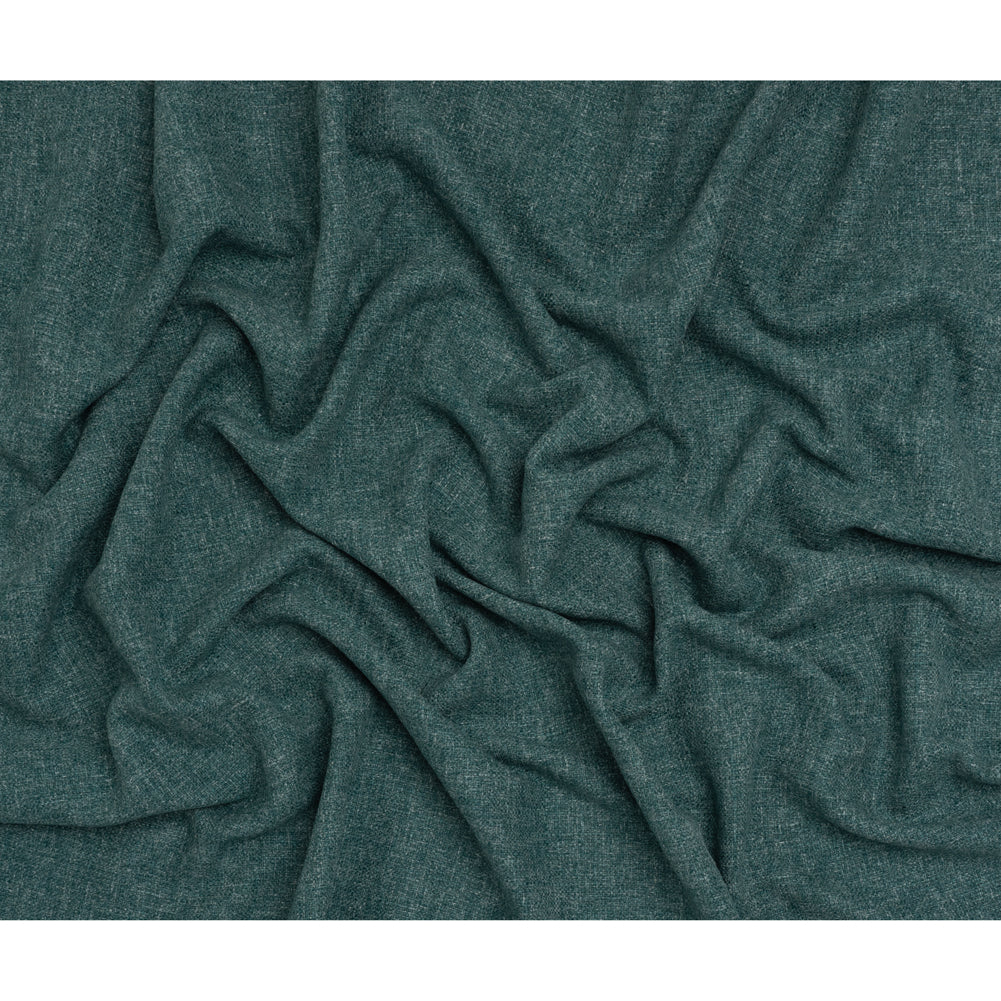 Polyester and Linen Textured Upholstery Woven - Spruce - Georgia Collection