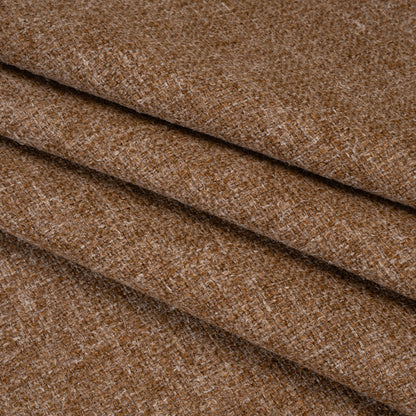 Polyester and Linen Textured Upholstery Woven - Walnut - Georgia Collection