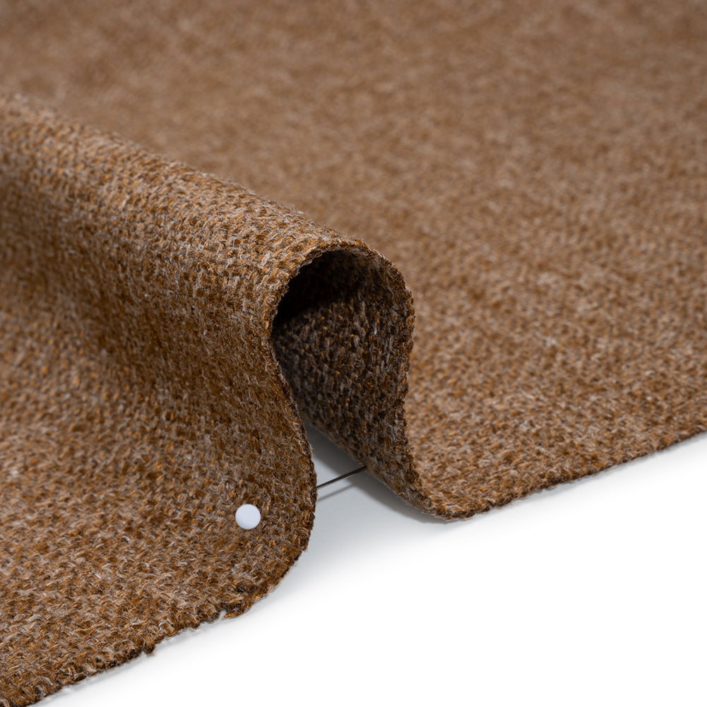 Polyester and Linen Textured Upholstery Woven - Walnut - Georgia Collection
