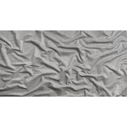 Luxe Home Decor Chenille 110" - Glacier Gray Striated - Mayberry Collection Full