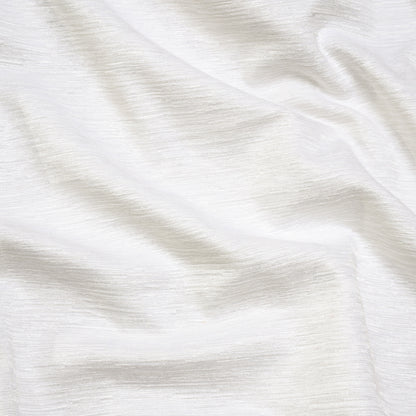 Luxe Home Decor Chenille 110" - Snow White Striated - Mayberry Collection