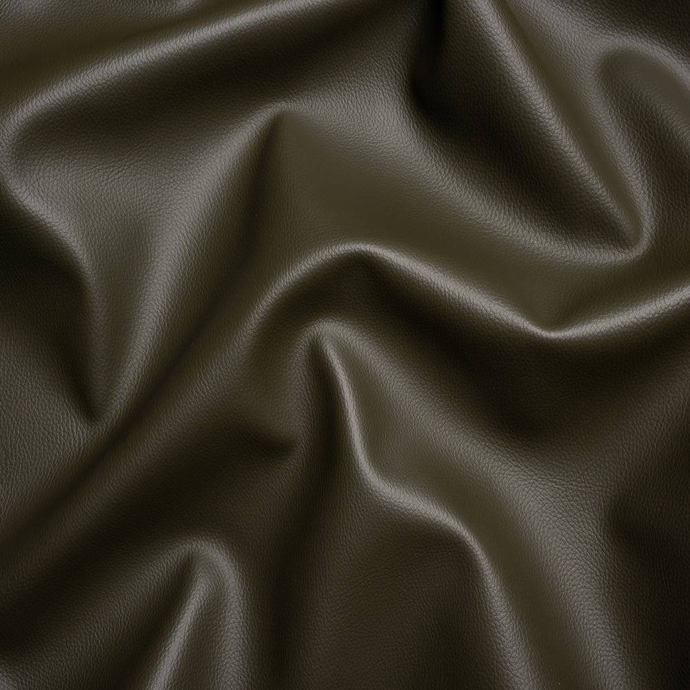 Outdoor Upholstery Faux Leather - Hunter Pebbled - Macoun Collection