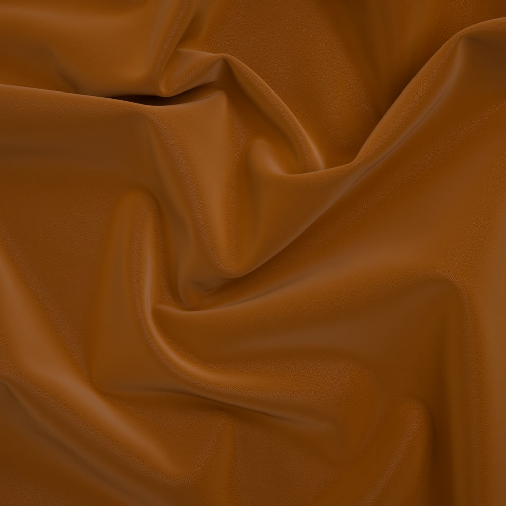 Ultra Soft Upholstery Faux Leather with Felt Backing - Caramel - Dushore Collection