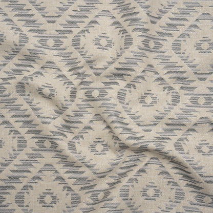 Upholstery Jacquard - Stone Southwestern Diamonds - Marana Collection