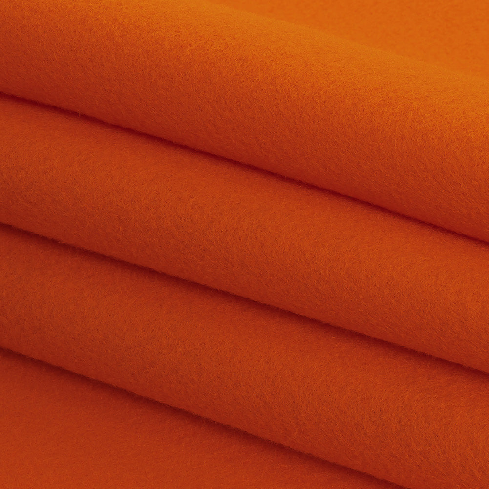Acrylic Felt - Exuberant Orange - Robin Collection Folded