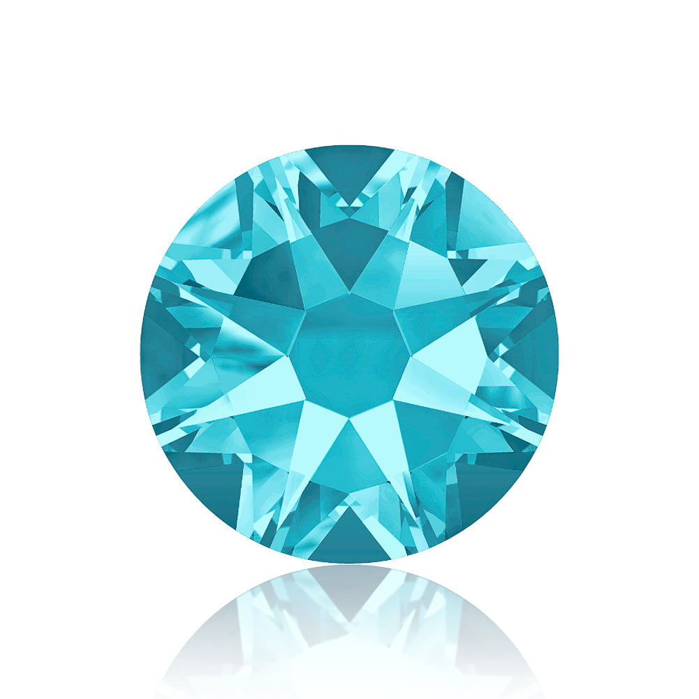 Aquamarine Flatback Swarovski Rhinestones Full