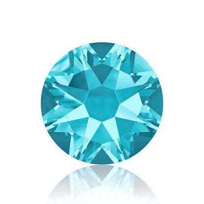 Aquamarine Flatback Swarovski Rhinestones Full
