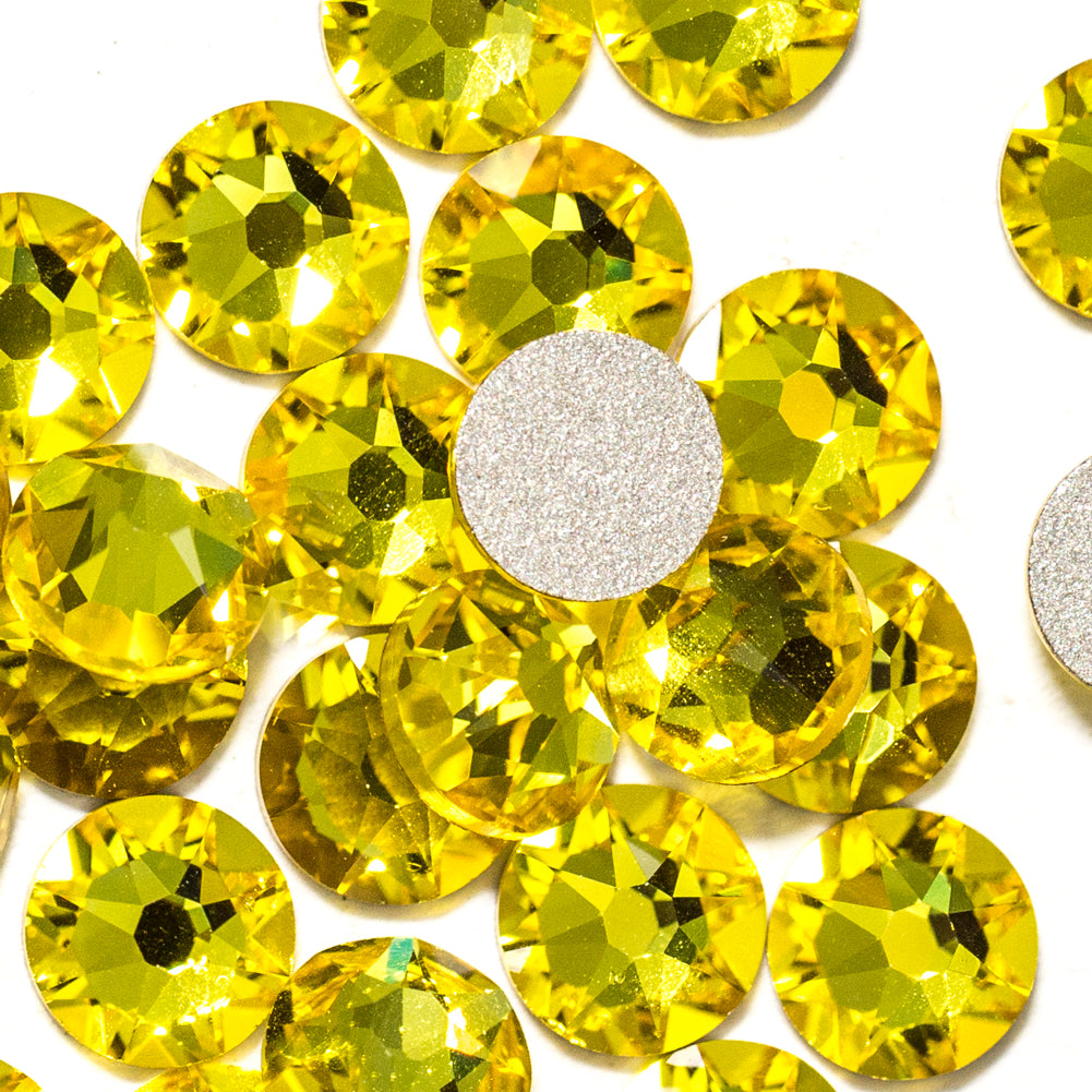 Citrine Flatback Swarovski Rhinestones