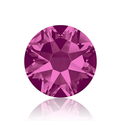 Fuchsia Flatback Swarovski Rhinestones