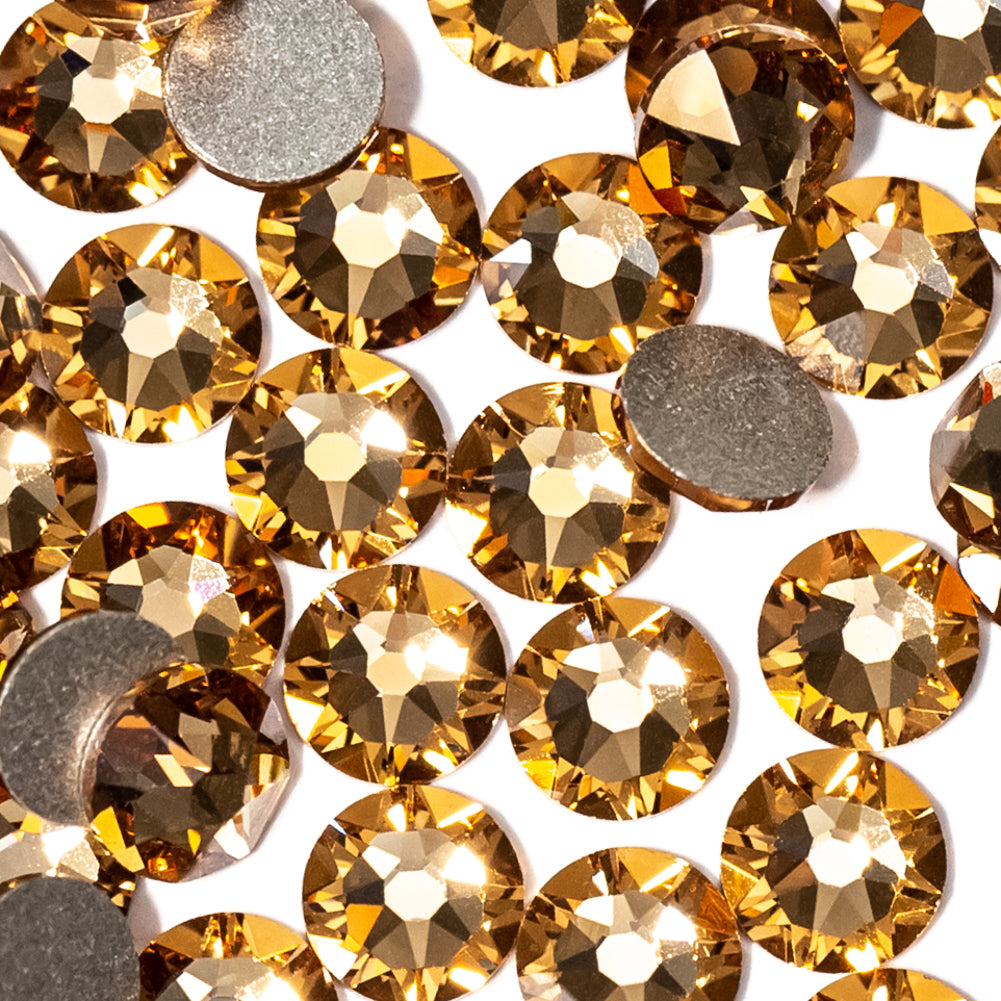Light Colorado Topaz Flatback Swarovski Rhinestones