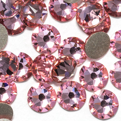 Light Rose Flatback Swarovski Rhinestones Folded