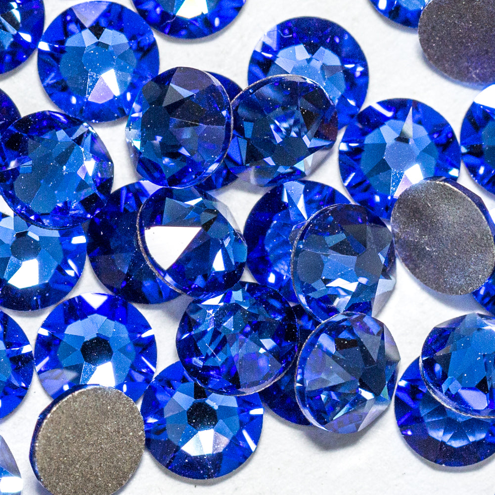 Sapphire Flatback Swarovski Rhinestones - Folded