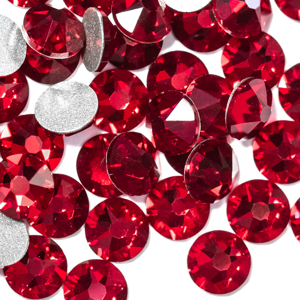 Siam Flatback Swarovski Rhinestones - Folded