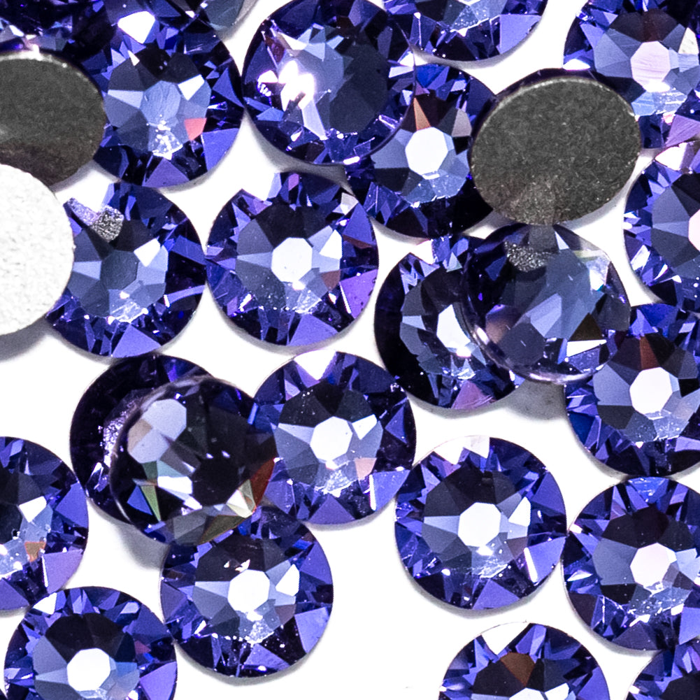 Tanzanite Flatback Swarovski Rhinestones - Folded
