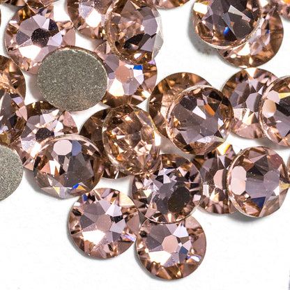 Vintage Rose Flatback Swarovski Rhinestones Folded