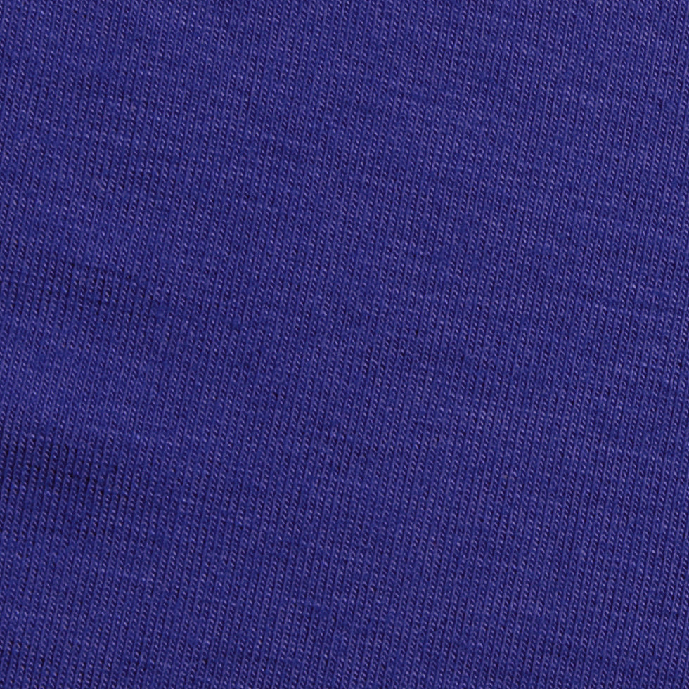 Primary Blue Solid Bamboo Jersey Detail