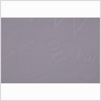 Italian White Flocked-Letter Cotton Full