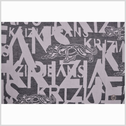 Krizia Gray and Ivory Cotton Print Full