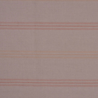 Dark Beige, Brick and Peach Striped Cotton Suiting