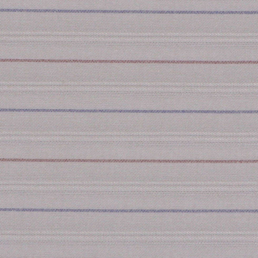 Grayed Sage Striped Cotton Shirting Detail