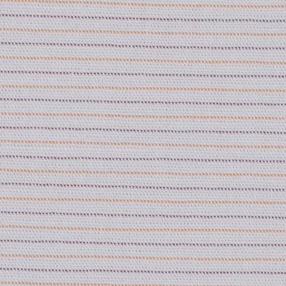 Cream, Orange, and Russet Pin Striped Cotton Suiting Detail