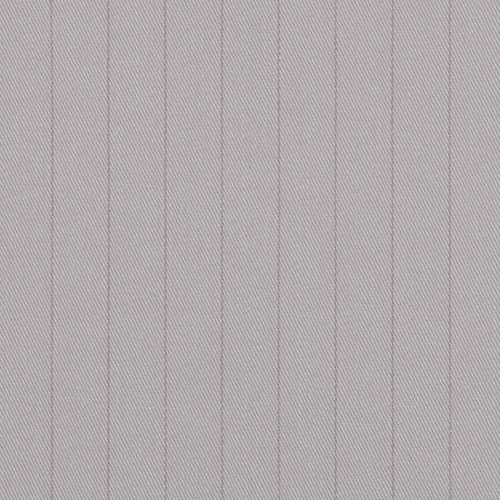 Beige/Brown Pin Striped Stretch Cotton Suiting Detail