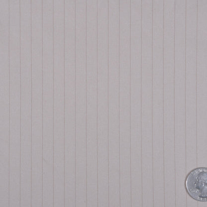 Beige/Brown Pin Striped Stretch Cotton Suiting