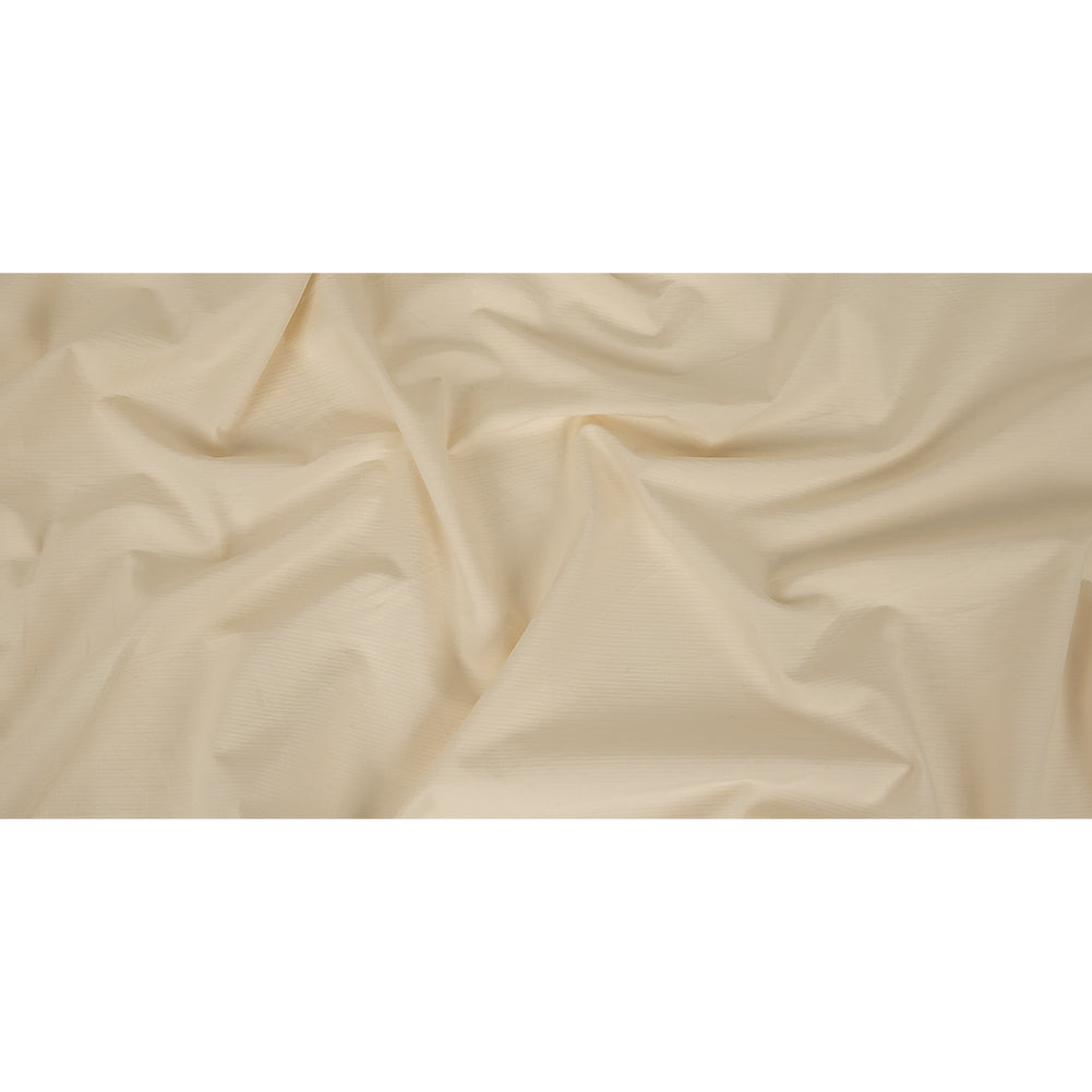 Soft Cream Textured-Stripe Cotton Shirting Full