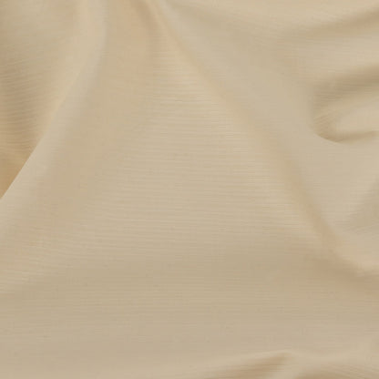 Soft Cream Textured-Stripe Cotton Shirting