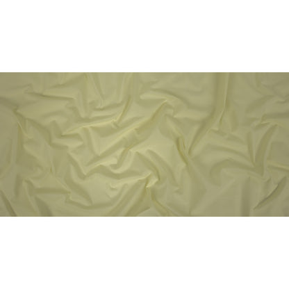 Pale Buttercup Cotton and Polyester Poplin Full