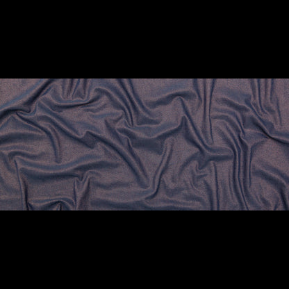 Blue Ribbon and Copper Metallic Iridescent Cotton Denim Full