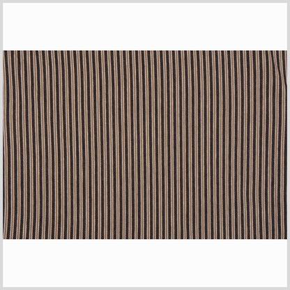 Olive and Moss Green Striped Denim