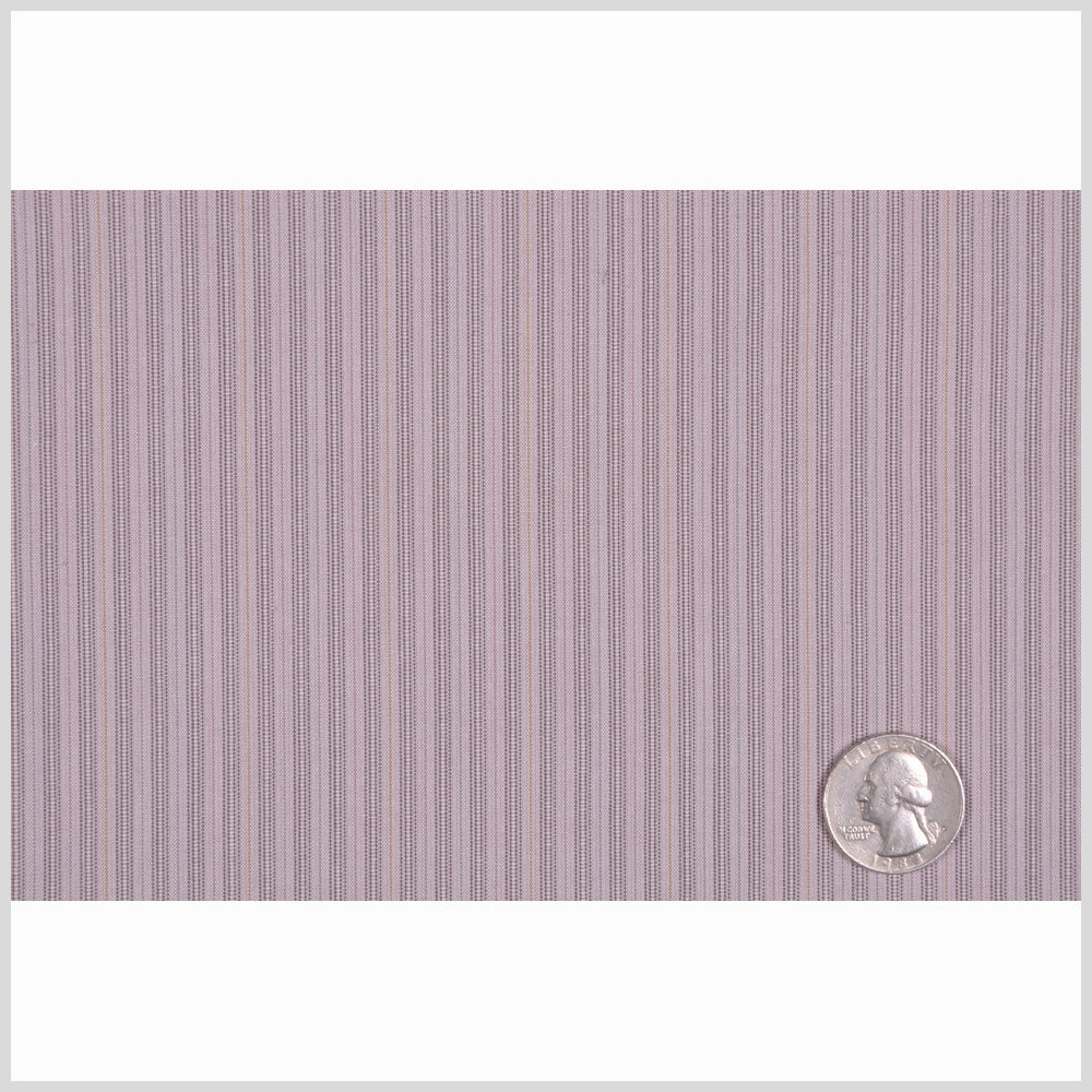 Japanese Pink Gray Striped Cotton Shirting Full