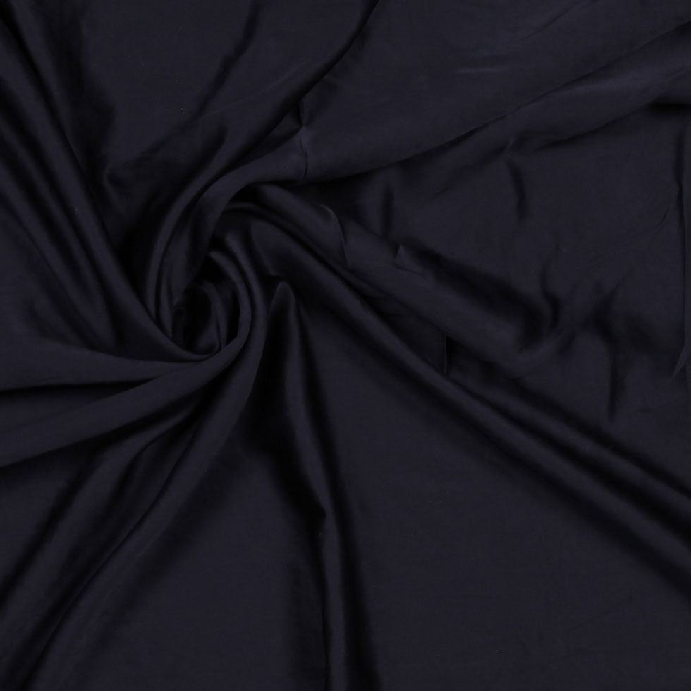 Black Luminous Cotton Sateen Detail