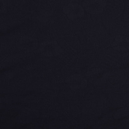 Loose-Woven Black Cotton Jacquard