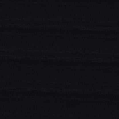 Italian Black Striped Cotton-Lycra Detail