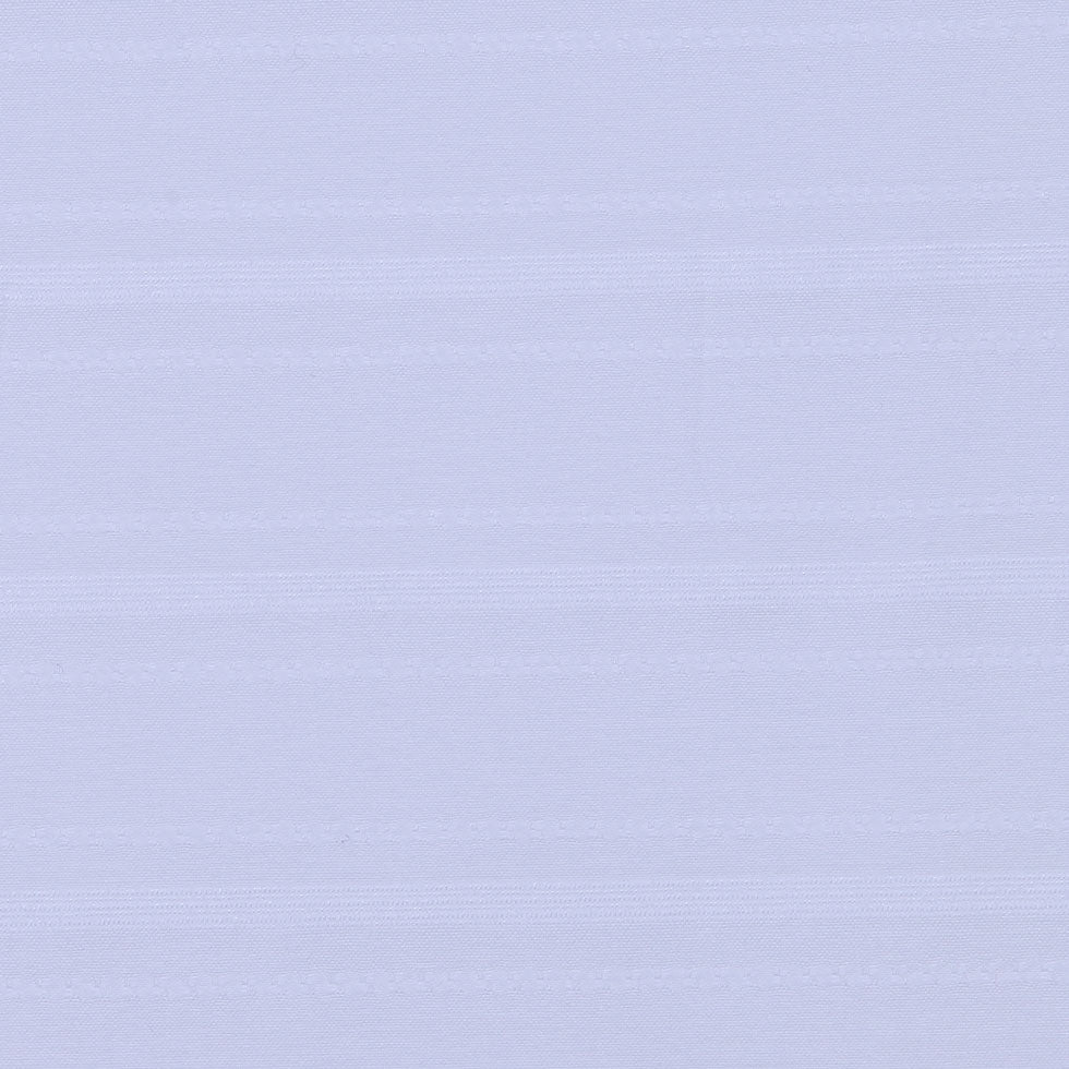 Italian White Striped Cotton-Lycra Detail