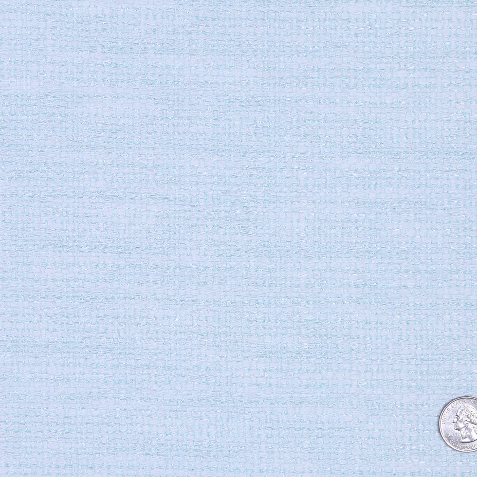 White/Robin's Egg Solid Woven Detail