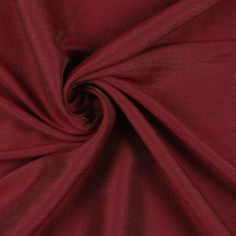 Baked Apple/Black Double-Faced Lurex and Cotton Blend Detail