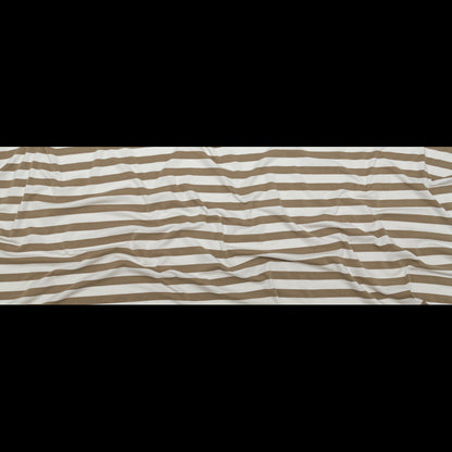 Incense and Marshmallow Awning Striped Cotton Jersey Full