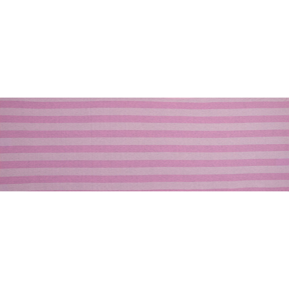 Pink on Pink Awning Striped Stretch Rayon Jersey Full