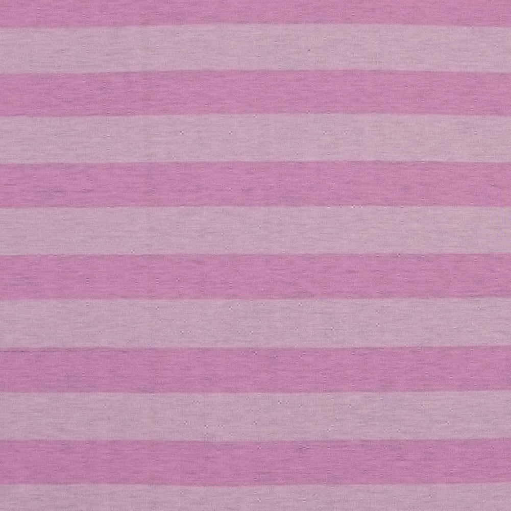 Pink on Pink Awning Striped Stretch Rayon Jersey