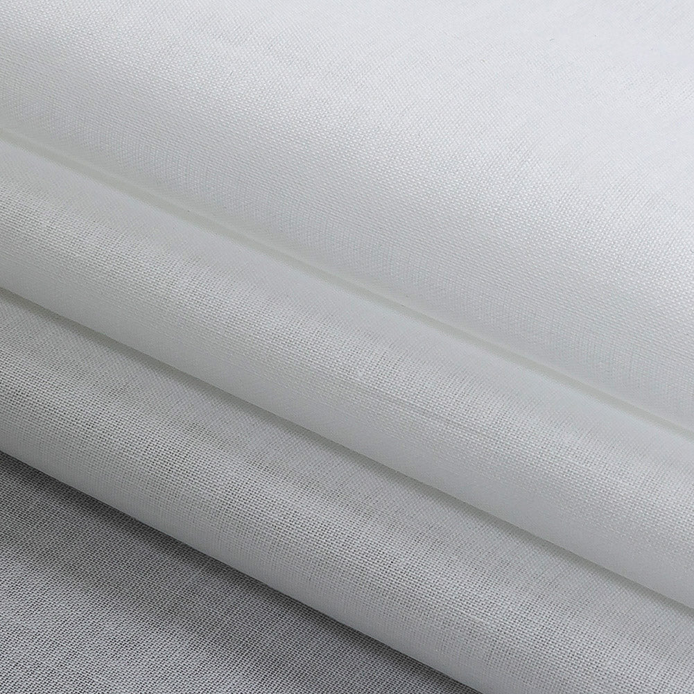 White Cotton Batiste Folded