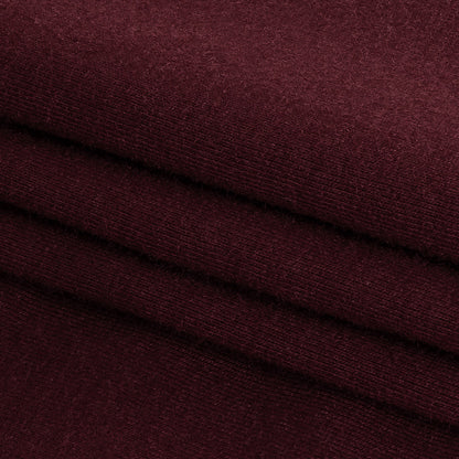 Maroon Solid Jersey Folded