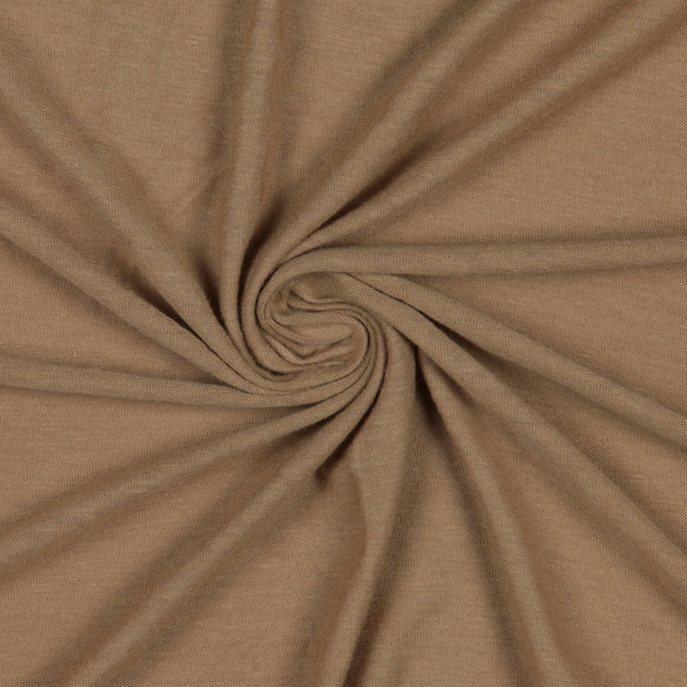 Beige Solid Jersey Detail