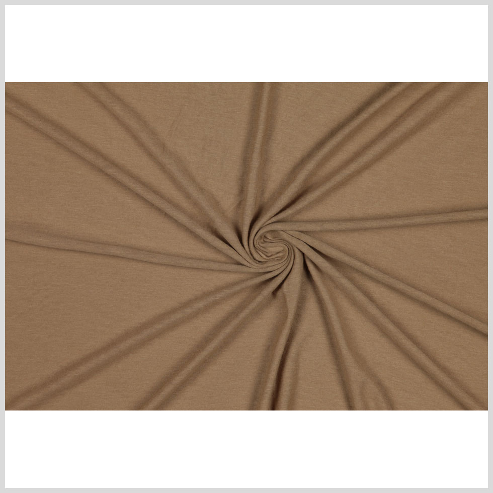 Beige Solid Jersey Full