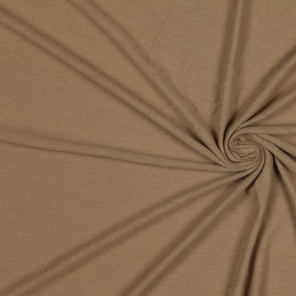 Beige Solid Jersey